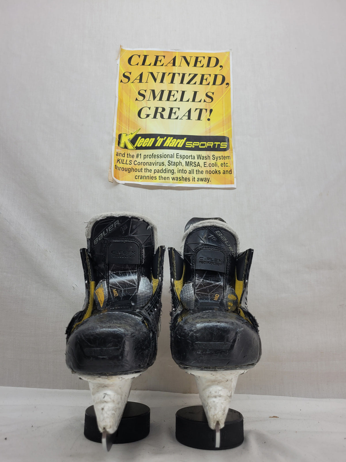 Used Bauer Supreme 1S Size 3 EE Ice Hockey Skates