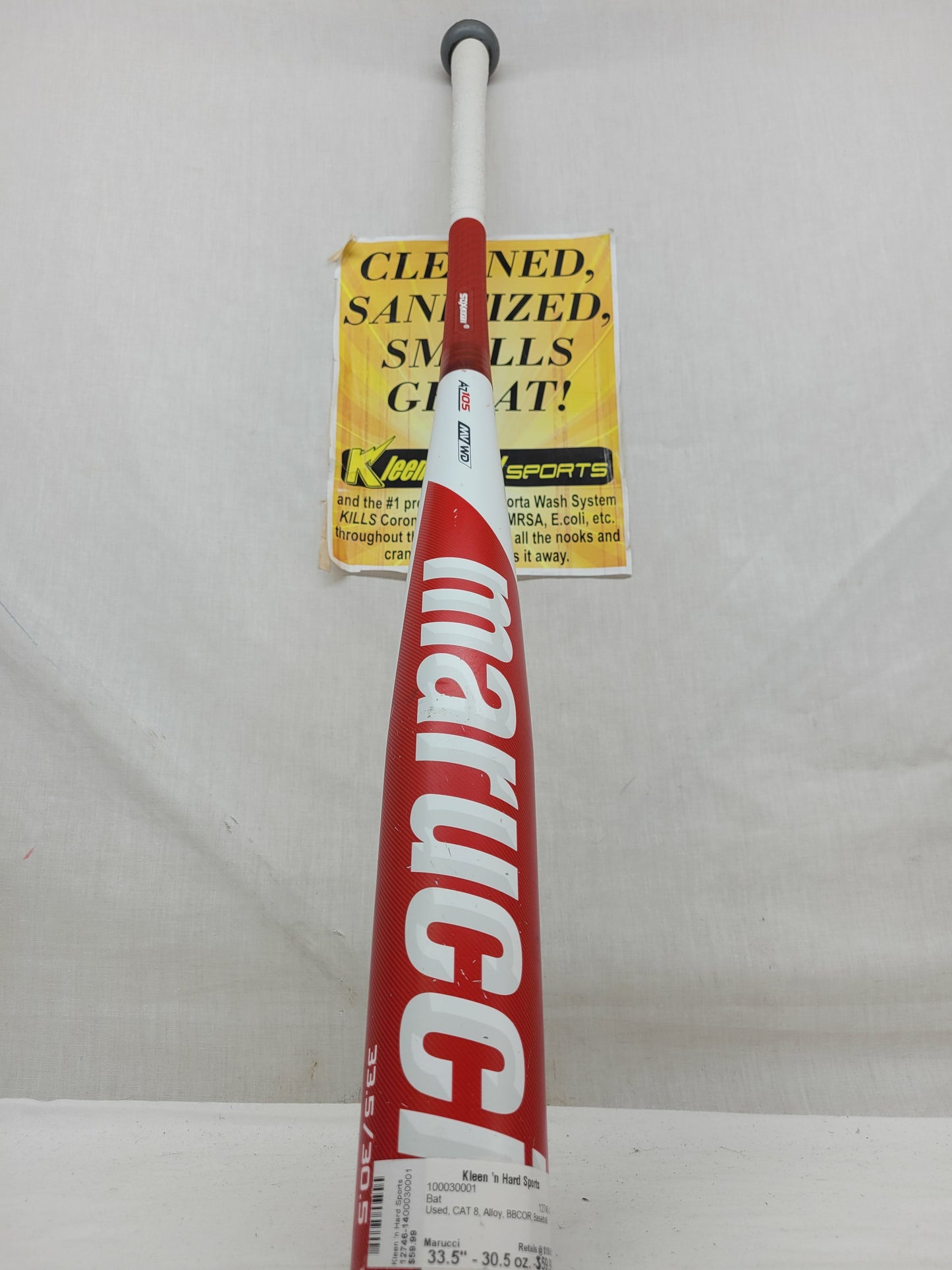 Used Marucci CAT 8 Bat Length-Wgt 33.5" - 30.5 oz. -3 Alloy BBCOR Baseball Bat