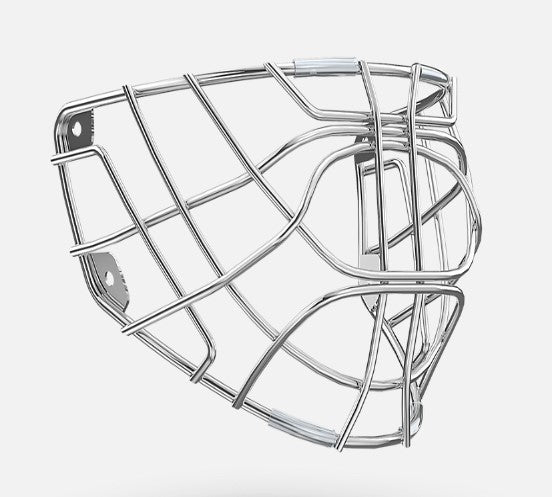 New CCM Cat-Eye Certified Sr Sizes (S, M, L) Chrome Ice Hockey Goalie Cage