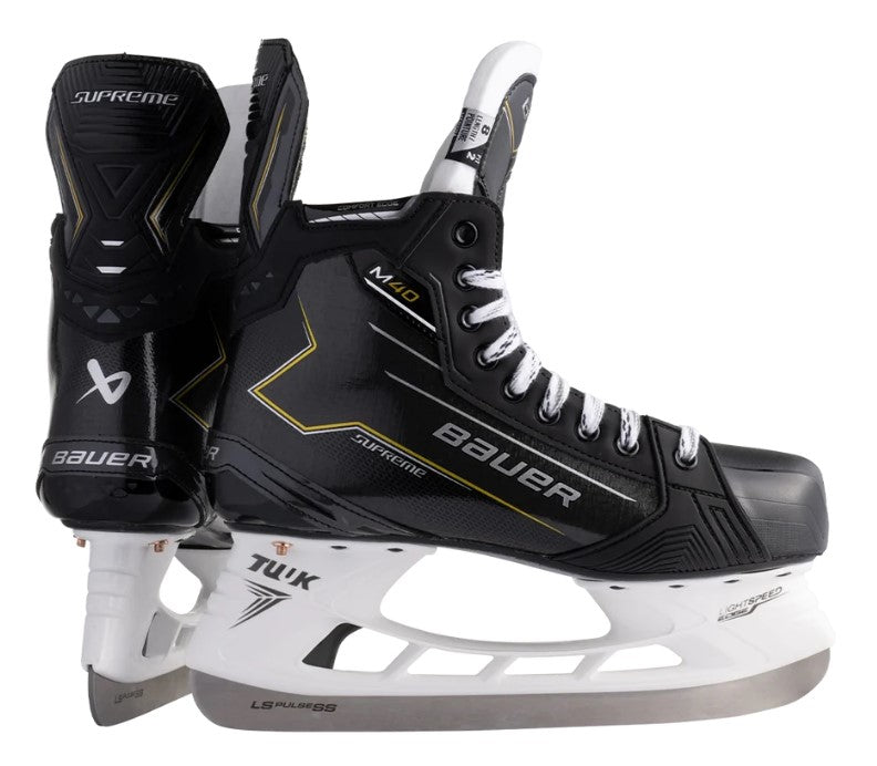 New Bauer Supreme M40 Intermediate (Size 4 - 6.5) Ice Hockey Skates