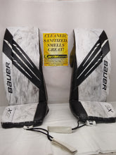 Used Bauer Vapor 3X Size 32" White Black Ice Hockey Goalie Leg Pads