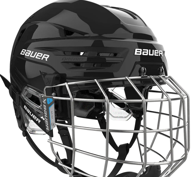 New Bauer RE-AKT 90 Combo Ice Hockey Helmets