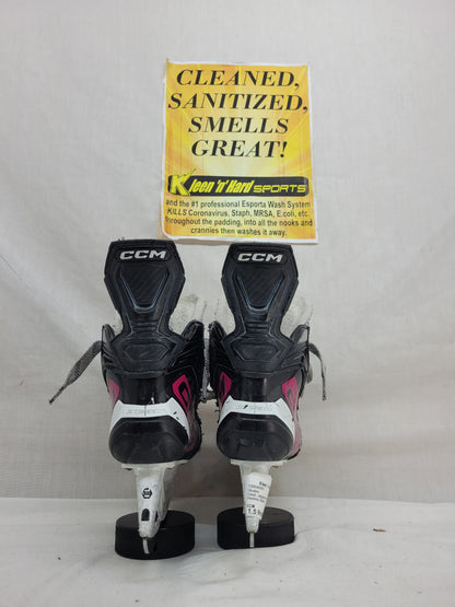 Used CCM Jetspeed FT680 Size 1.5 Regular Ice Hockey Skates