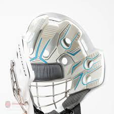 New Bauer 940 Size Sr L White Ice Hockey Goalie Mask