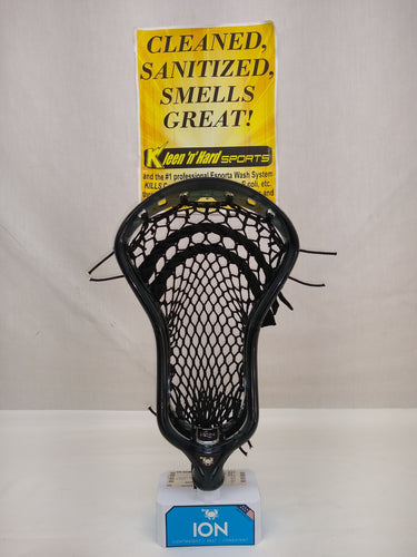 New ECD ION Strung Mens Black Lax Position Attack & Mid Lacrosse Head