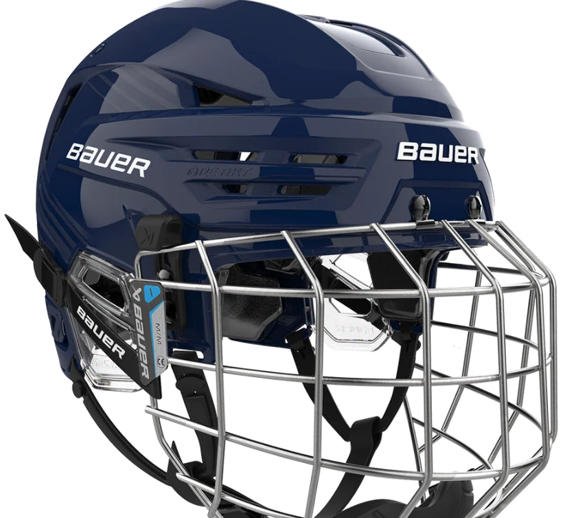 New Bauer RE-AKT 90 Combo Ice Hockey Helmets