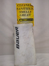 Used Bauer Supreme S190 Size Int Reg (Rt Hand) White Goalie Blocker