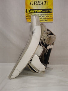 Used Reebok Premier Size Sr Full Right (Lt Hand) White Ice Hockey Goalie Blocker