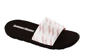 New SummerSkates Size-SummerSandals XXL White/Red Hockey Sandals