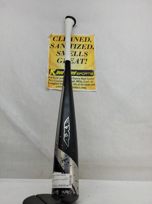 Used Axe Elite ONe Bat Length-Wgt 29" - 21 oz. (-8) Alloy USA Black/Silver Bat