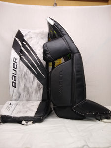 Used Bauer Vapor 3X Size 32" White Black Ice Hockey Goalie Leg Pads