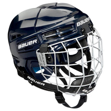 New Bauer Prodigy Combo Size Yth Black Ice Hockey Helmet