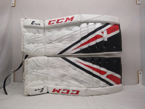 Used CCM Extreme Flex 4.9 Size 32" + 1 Chicago Ice Hockey Goalie Leg Pads