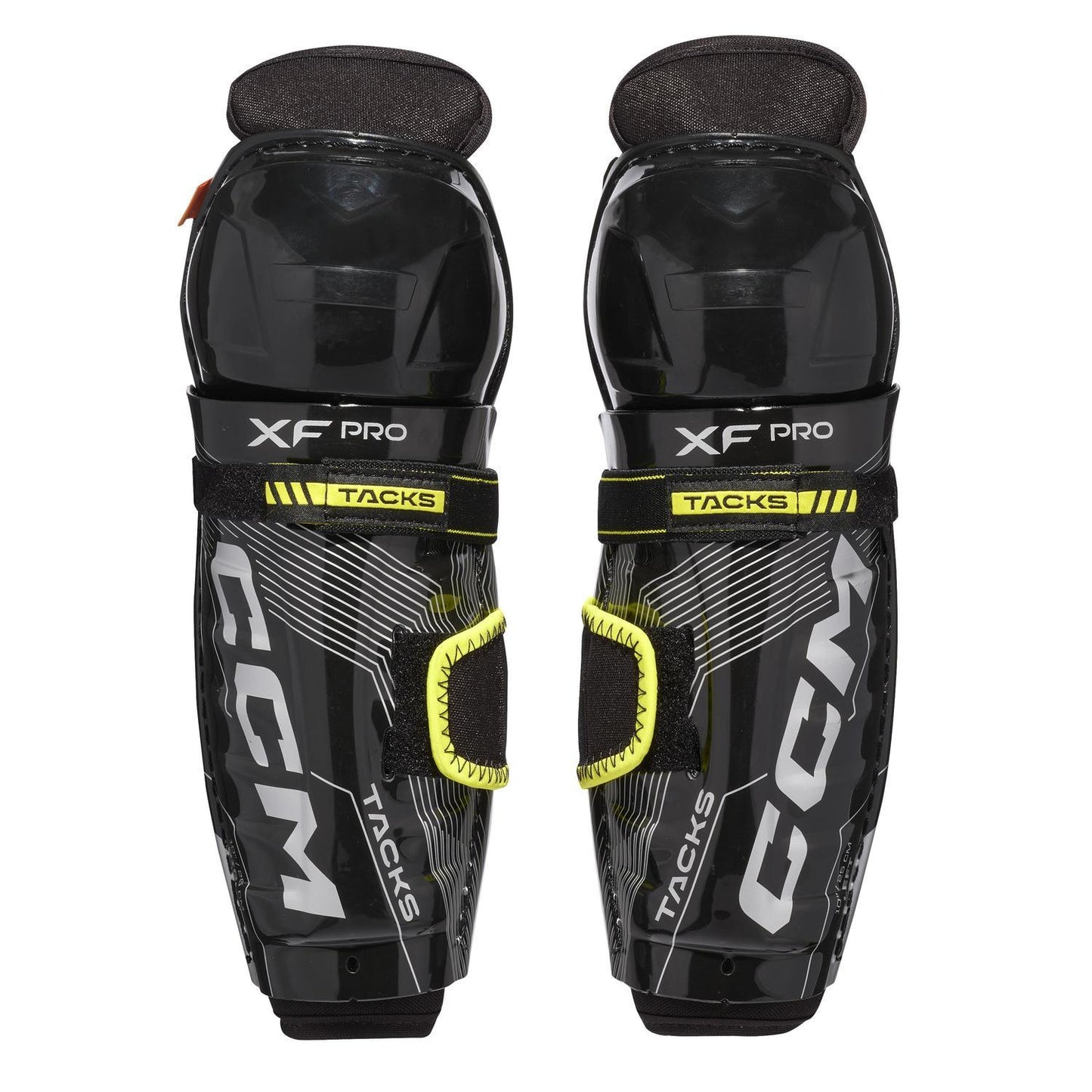 New CCM Tacks XF Pro Size YTH (8", 9", 10") Ice Hockey Shin Guards