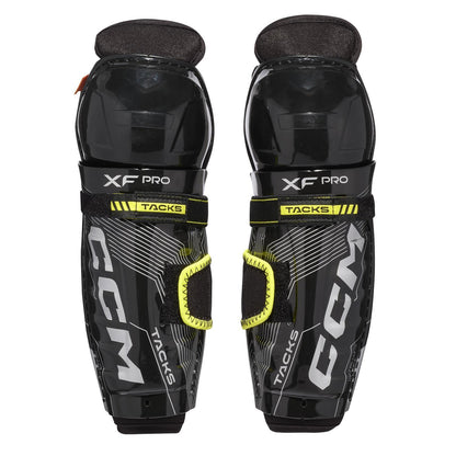 New CCM Tacks XF Pro Size YTH (8", 9", 10") Ice Hockey Shin Guards