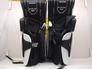 Used CCM Extreme Flex 4.9 Size 32" + 1 Chicago Ice Hockey Goalie Leg Pads