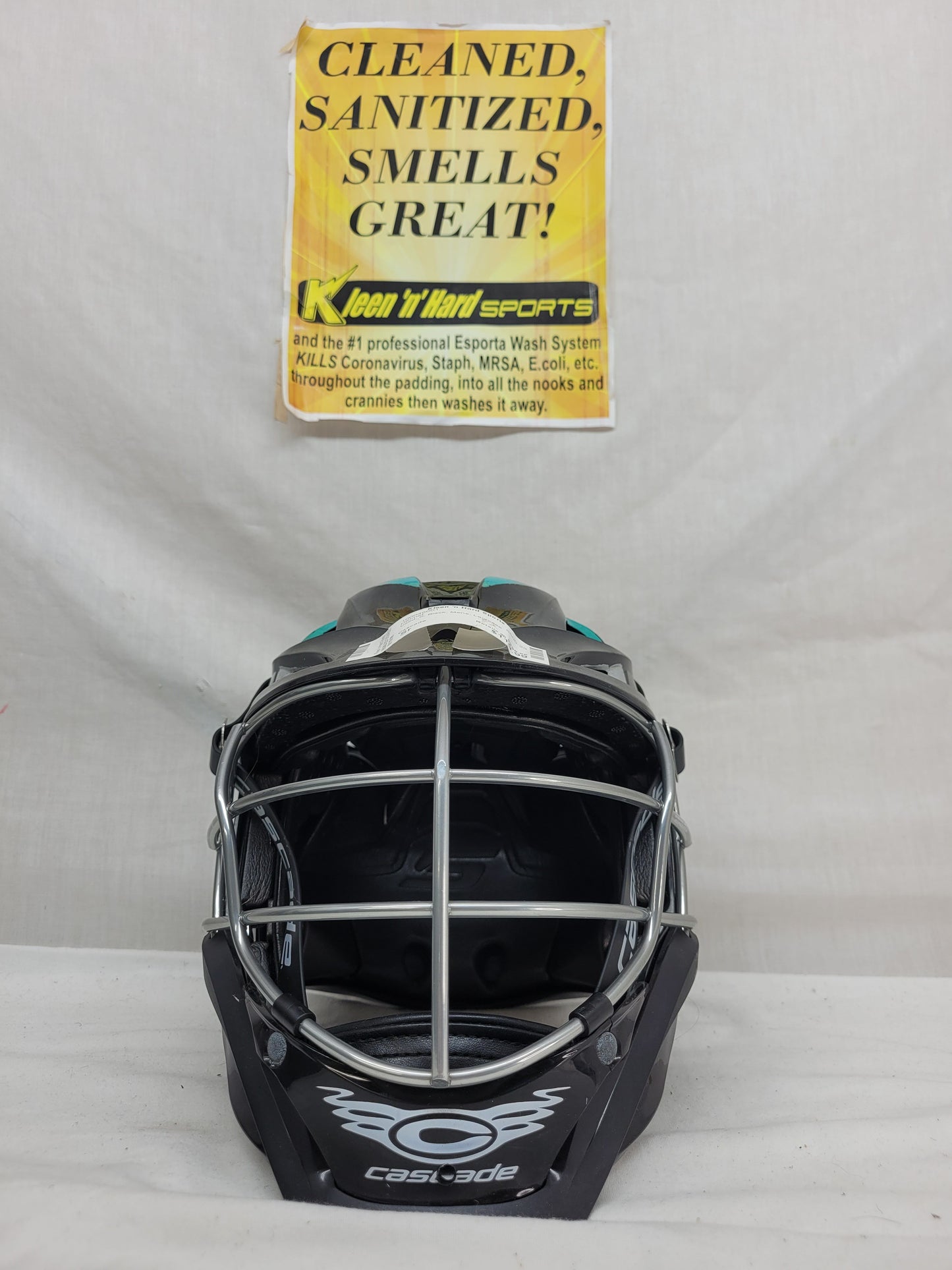 Used Cascade S Size Sr Black Mens Lacrosse Helmet