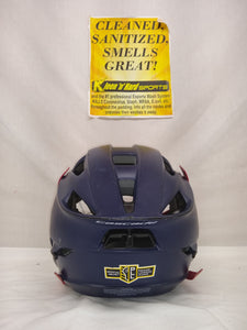 Used Cascade S Size OSFM Navy/White Mens Lacrosse Helmet