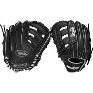 New Wilson A900 A09LB25PF Size: 12.25" Throws Left Outfield Black/Grey Glove