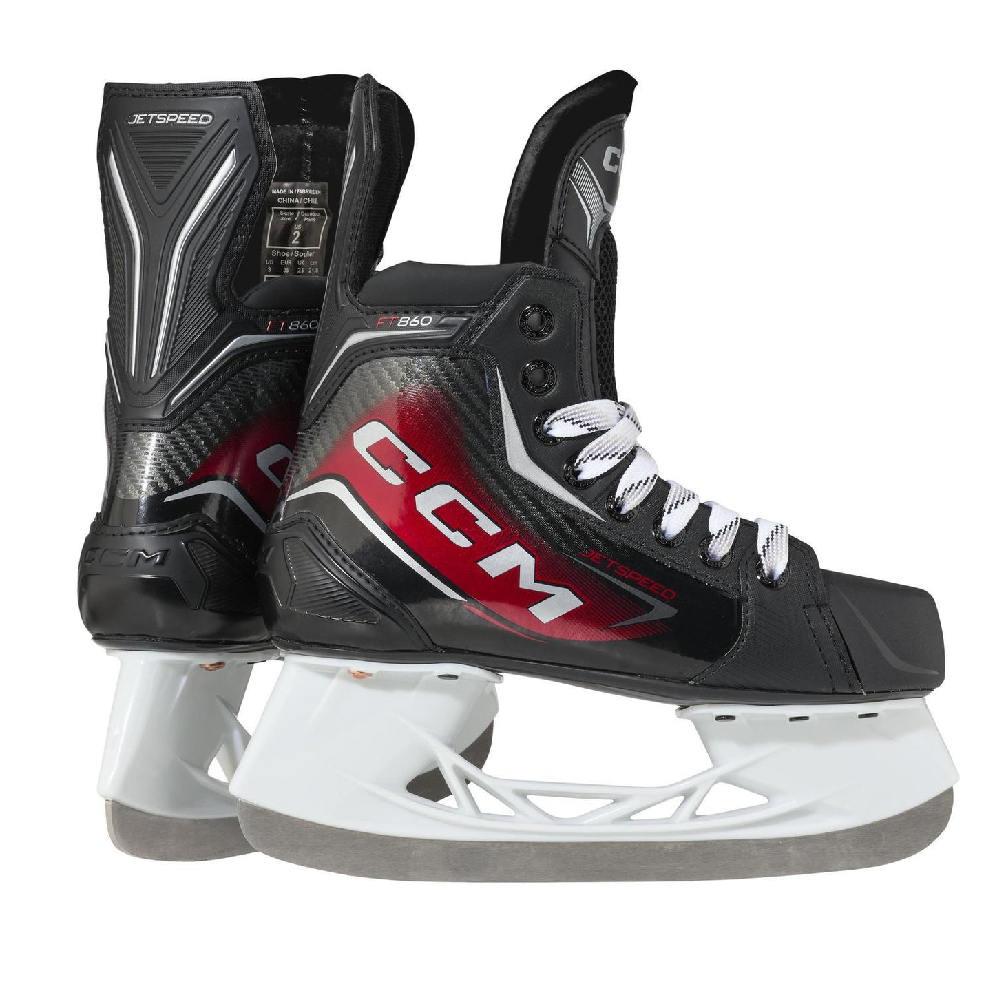 New CCM JETSPEED FT860 Size JR (1 - 3.5) Ice Hockey Skates