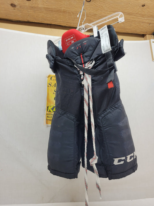 Used CCM FT370 Size Jr S Full Black Ice Hockey Pants