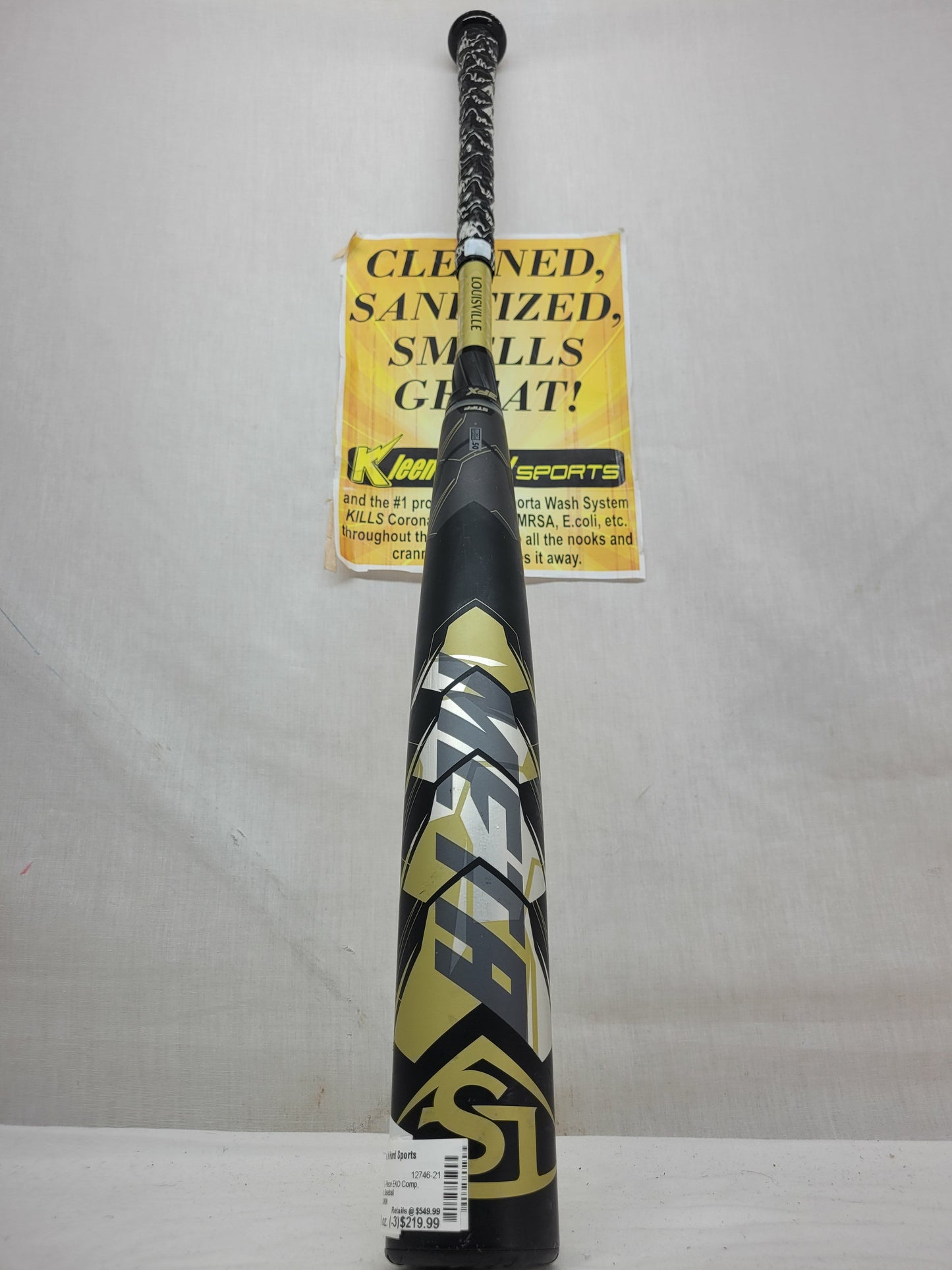 Used Louisville META Bat Length-Wgt 33" - 30 oz. (-3) 3 - Piece EKO Comp Bat