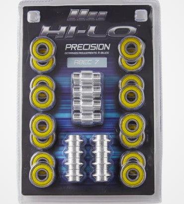 New Hi-Lo Precision ABEC 7 (16-Pack) Inline / Roller Hockey Bearings