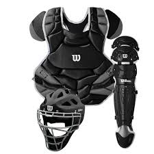 New Wilson C1K Size-Sport INT Black Baseball Catcher Equipment Set
