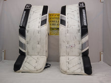 Used Warrior Ritual G3 Size 30" + 1" White/Black Hockey Goalie Leg Pads