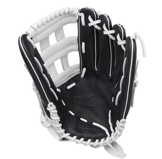 New Easton Fundamental Black/White Fastpitch Softball Glove