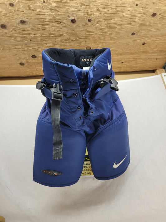 Used Nike Ignite 2 Size JR. L Full Navy Ice Hockey Pants