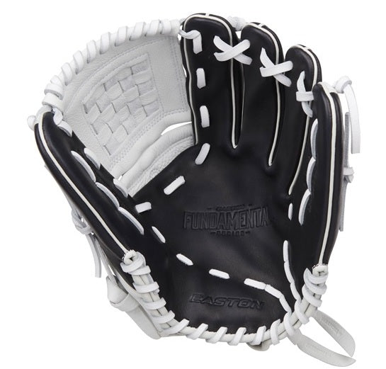New Easton Fundamental Black/White Fastpitch Softball Glove