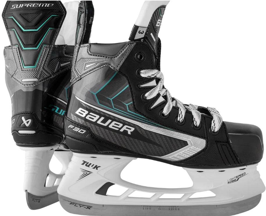 New Bauer Supreme F30 Size JR (1 - 3.5) Ice Hockey Skates