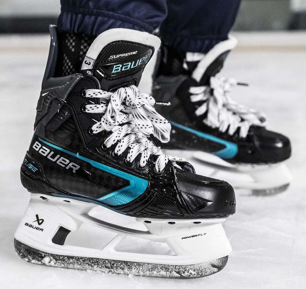 New Bauer SUPREME FUSE Sizes Yth (12 - 13.5) Ice Hockey Skates