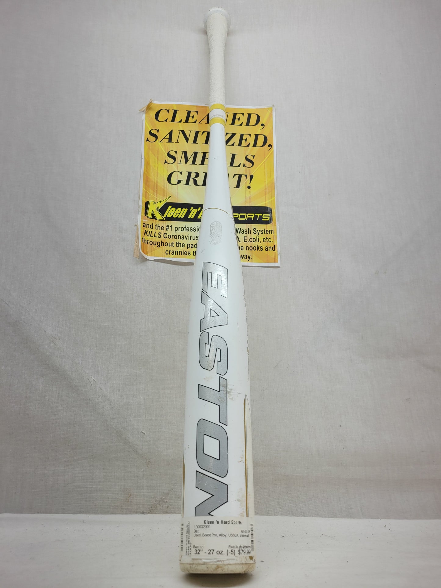 Used Easton Beast Pro Bat Length-Wgt 32" - 27 oz. (-5) Alloy USSSA Baseball Bat