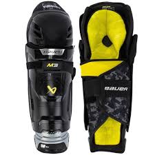 New Bauer Supreme M3 Size 13" Ice Hockey Shin Guards