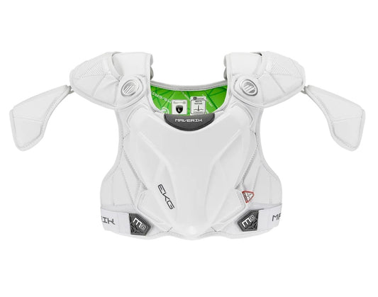 New Maverik m6 White Adult Lacrosse Shoulder Pads