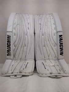 Used Vaughn Ventus SLR PRO Size 30" + 2 White Hockey Goalie Goalie Leg Pads