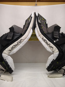 Used Bauer Vapor 3X Size 32" White Black Ice Hockey Goalie Leg Pads