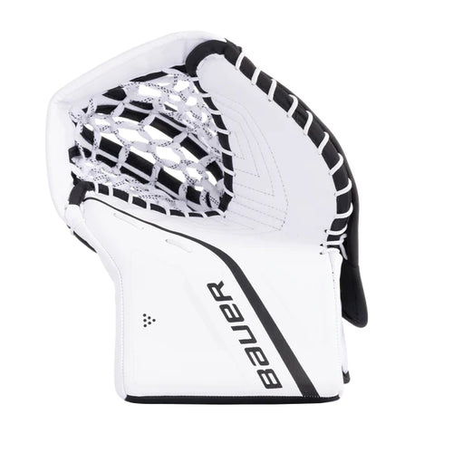 New Bauer Prodigy Reg (Lt Hand) Sz Yth Black/White Ice Hockey Goalie Catcher