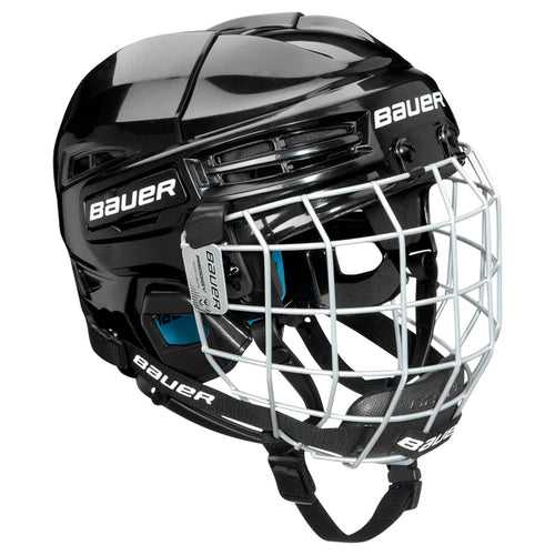 New Bauer Prodigy Combo Size Yth Black Ice Hockey Helmet