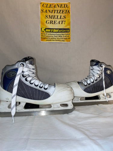 Used CCM Super Tacks 852 Size 1 D Ice Hockey Goalie Skates